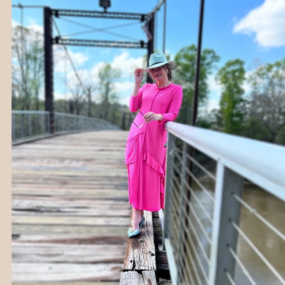Tabitha dress in Barbie pink 🩷